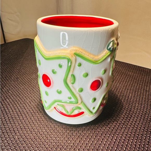 Fitz and Floyd Merry Christmas Coffee Mug Essentials Santa Cookies and Snowman - Picture 2 of 9